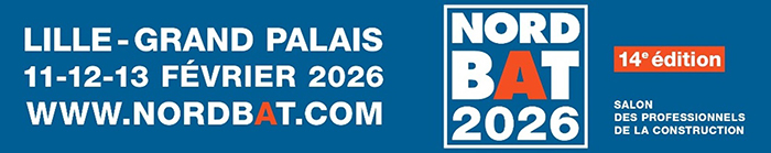 Rothe au salon NORDBAT 2026 à Lille, du 11 au 13 février